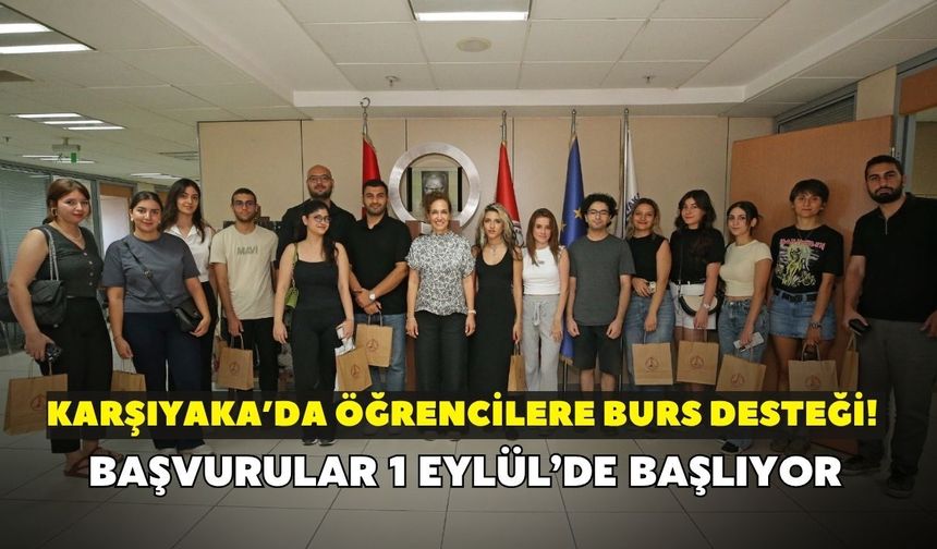 Karşıyaka’da üniversite öğrencilerine burs desteği! Başvurular 1 Eylül’de başlıyor