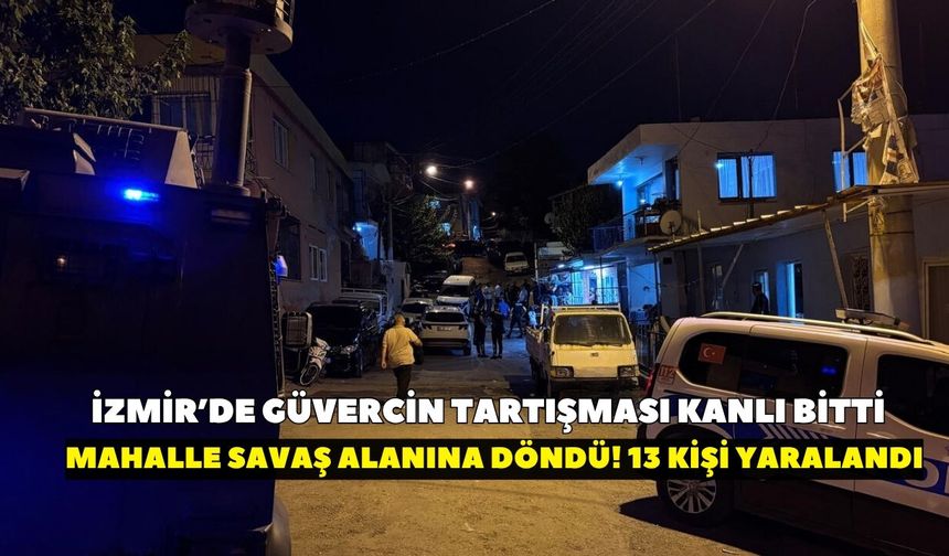 Menemen’de güvercin tartışması savaş alanına döndü! 3’ü çocuk 13 kişi yaralandı