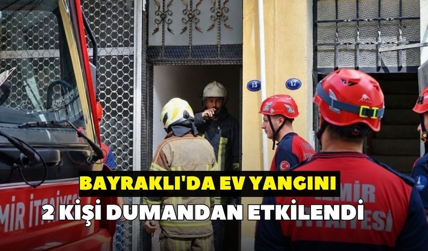 İzmir'de korku dolu anlar! Alevler apartmanı sardı: 1'i çocuk 2 kişi hastaneye kaldırıldı
