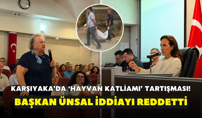 Karşıyaka’da ‘hayvan katliamı’ tartışması! Başkan Ünsal iddiayı reddetti