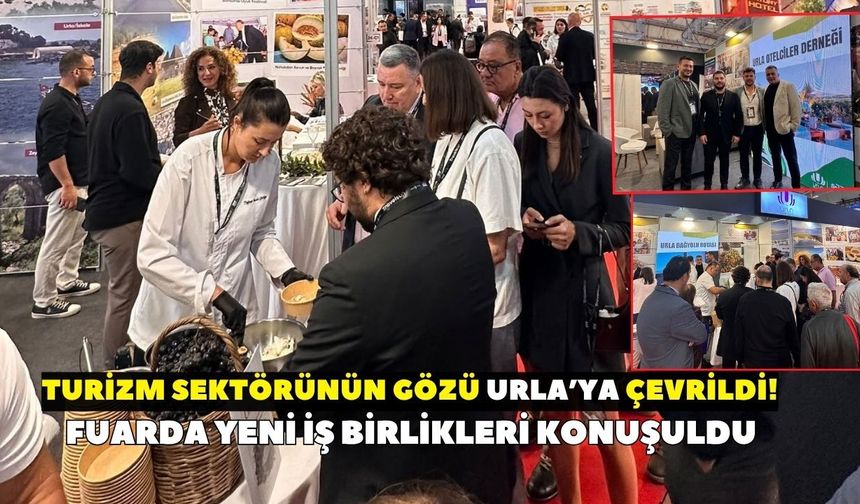 İstanbul Turizm Fuarı’nda Urla rüzgarı! Standı görenler yoğun ilgi gösterdi