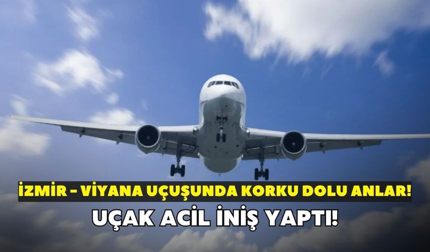 İzmir - Viyana uçuşunda korku dolu anlar! Uçak geri döndü: Adnan Menderes'e acil iniş yaptı