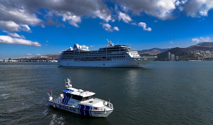 İzmir’de kruvaziyer seferlerinde güvenlik zinciri! Turistin huzuru için denizde 7/24 görev
