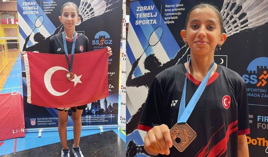 Yunusemre Belediyesporlu Irmak’tan Zagreb’de  bronz madalya