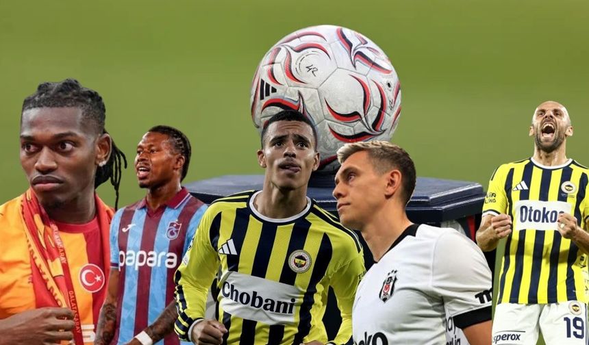 Süper Lig takımları milyon eurolar saçtı! Bonservisler havada uçuştu: Zirvenin sahibi hangi isim oldu?