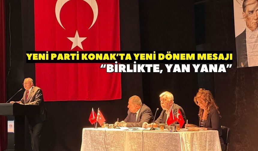 Başkan Serkan Kalmaz’dan Konak mesajı: “Birlikte, yan yana”
