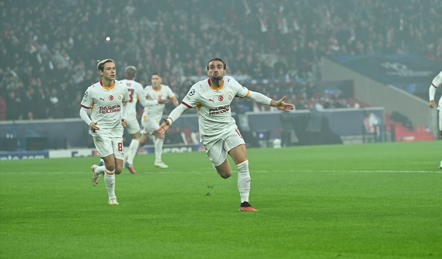 Galatasaray'dan Lille'e 4 gollü şov! Şampiyonlar Ligi'nde ilk galibiyet: Lille 2-4 Galatasaray