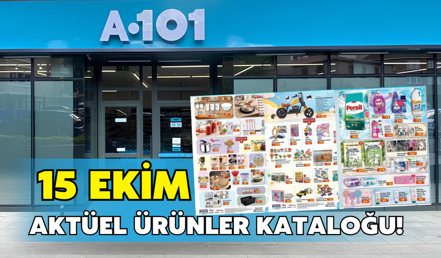 A101 15 Ekim kataloğu yayımlandı! Çamaşır makinesi, televizyon ve jeneratör fiyatları belli oldu...