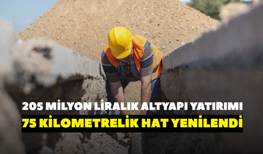 İzmir’de eski boruların yerini yeni şebeke aldı! 75 kilometrelik hat yenilendi