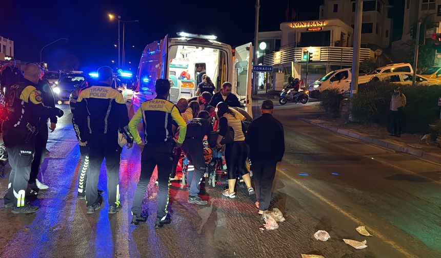 Bodrum’da motosikletin çarptığı kadın hayatını kaybetti!