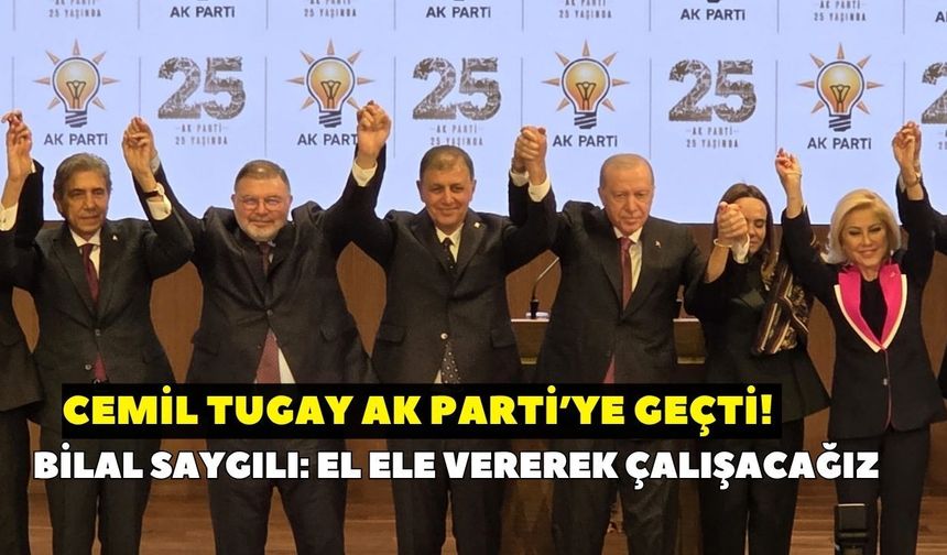 Bilal Saygılı’dan Tugay mesajı: “El ele vererek çalışacağız”