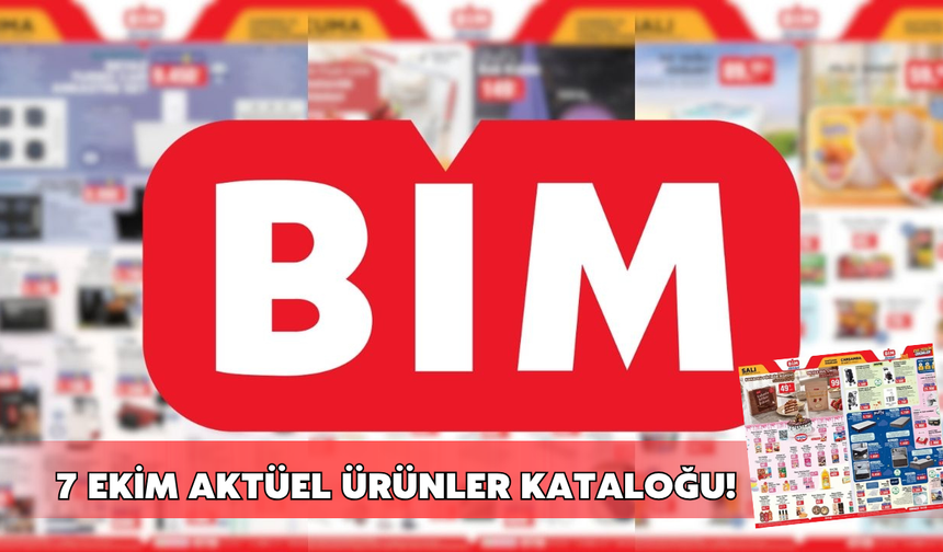 BİM 7 Ekim aktüel ürünler kataloğu yayınlandı! Beyaz eşyadan bebek ürünlerine indirimli fiyatlar