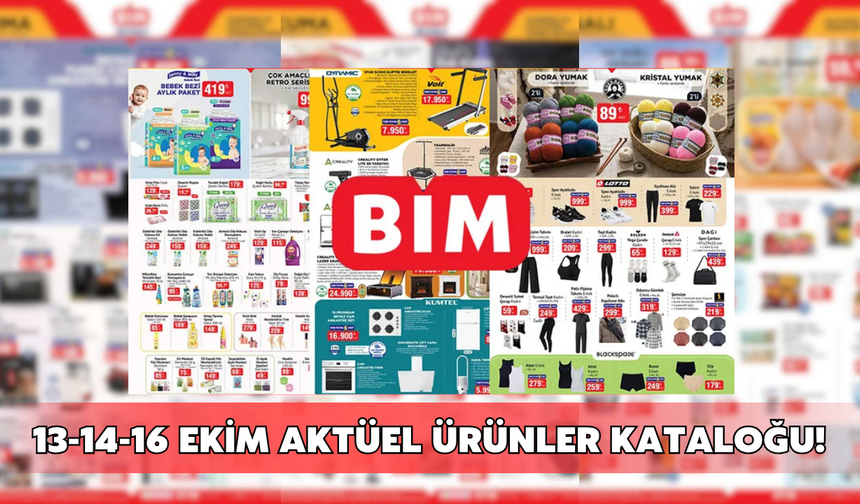 BİM 13-14-16 Ekim kataloğu yayımlandı! Koşu bandı, eliptik bisiklet ve 3D yazıcı indirimli fiyatlarıyla bu hafta BİM'de