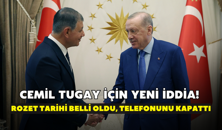 Cemil Tugay için yeni iddia! Rozet tarihi belli oldu, telefonunu kapattı