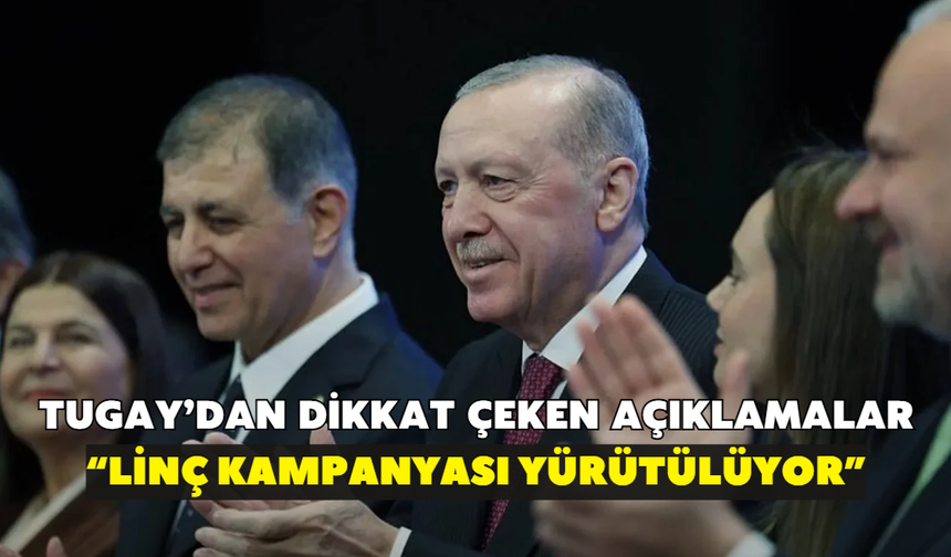 AK Partili Tugay'dan dikkat çeken açıklamalar! "Linç kampanyası yürütülüyor"