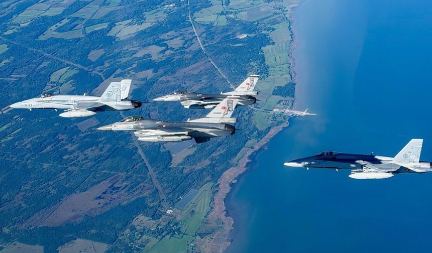 Türk savaş uçakları Baltık semalarında görevde: Estonya'dan teşekkür mesajı