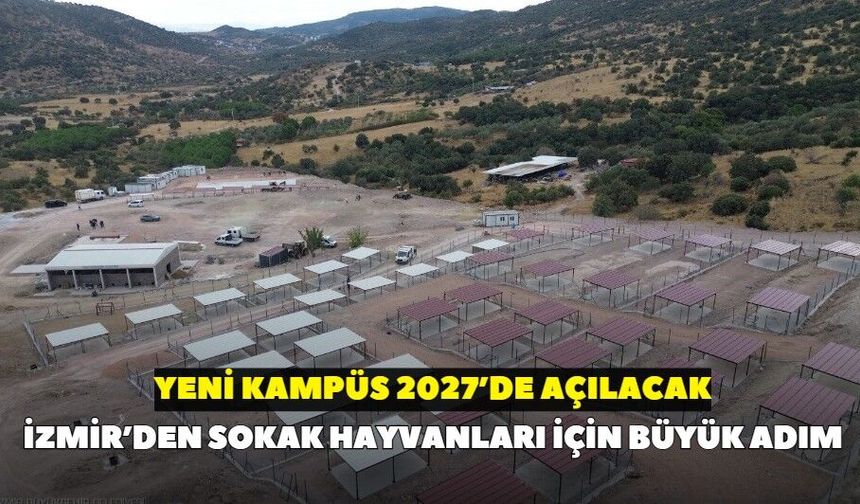 İzmir’den sokak hayvanları için büyük adım: Yeni kampüs 2027’de açılacak