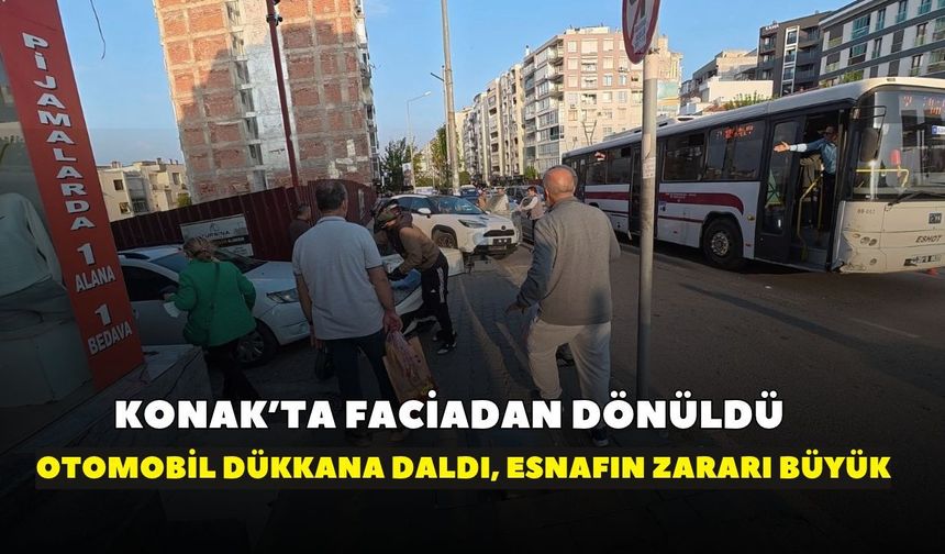 Konak'ta faciadan dönüldü! Elektrikli araç kontrol çıktı, ortalığı birbirine kattı
