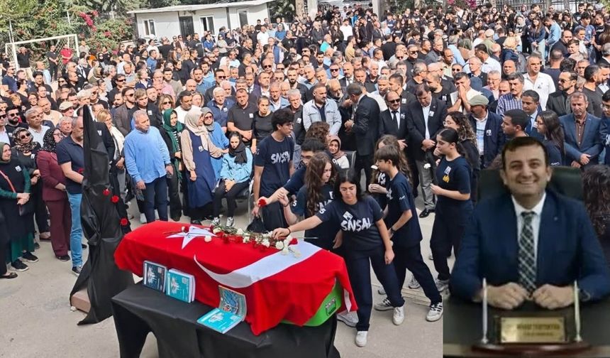 Öğrencileri ve meslektaşları yalnız bırakmadı: Okul müdürüne son görev