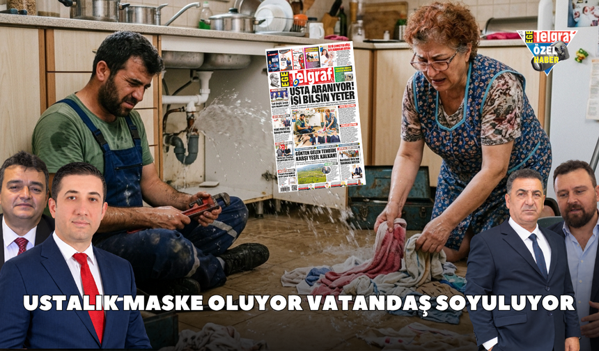 Ustalık maske oluyor vatandaş soyuluyor…