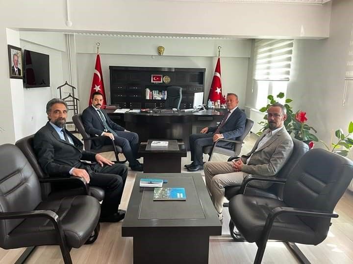 BEÜ Rektörü Elmastaş’tan Kaymakam Uzun’a ziyaret