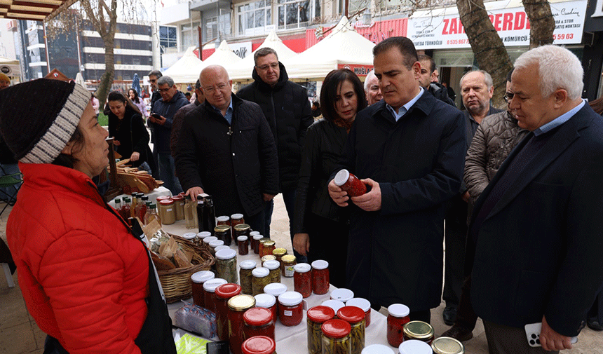 Muğla'da Slow Food pazarı kuruldu