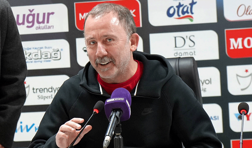 Sergen Yalçın, Samsunspor maçı sonunda açıklama yaptı