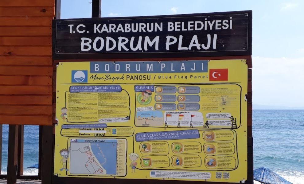 Bodrum Koyu Mavi Bayrak