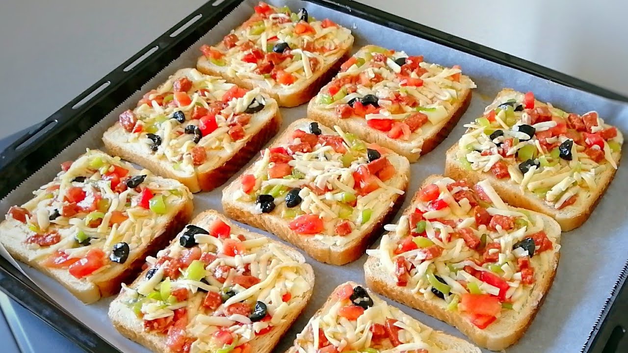 Mini Pizza Dilimleri