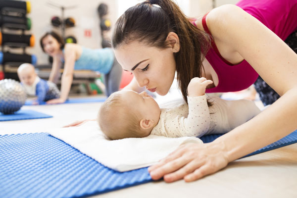 Mother And Baby Yoga Benefit Baby