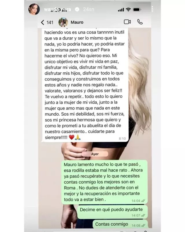 Wanda Nara Bu Kez Icardi Nin Mesajini Ifsa Etti 18028566 5862 M