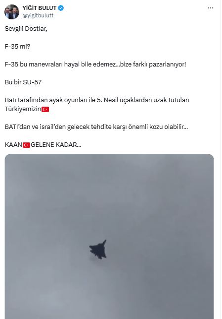 Yiğit Bulut F 35