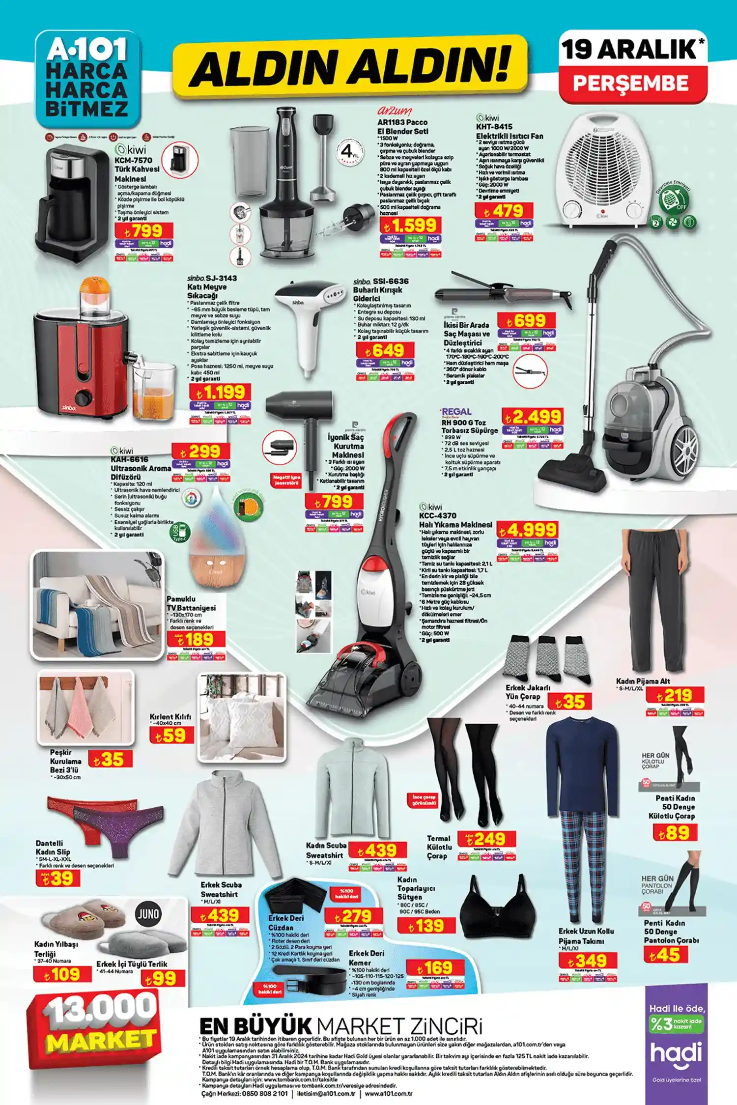A101 19 Aralik 2024 Katalog 3