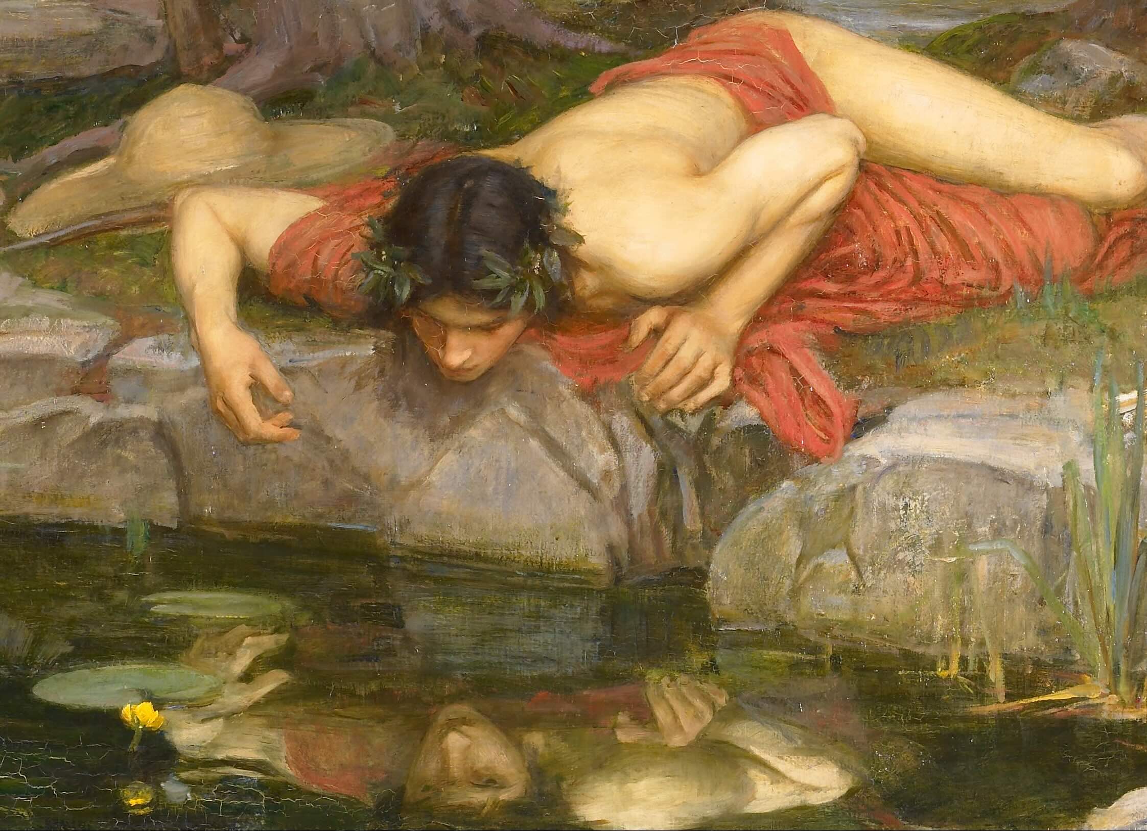 John William Waterhouse Echo And Narcissus