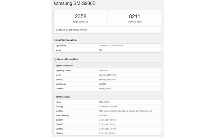 Samsung S25 Performans