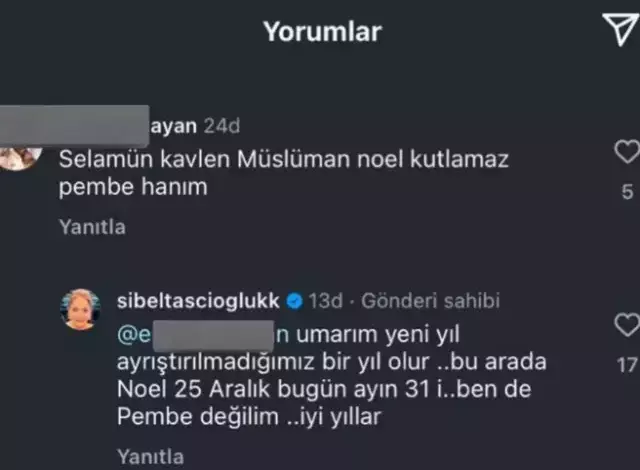 Sibel Tascioglu Ndan Musluman Noel Kutlamaz 18219950 1481 M