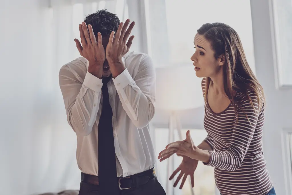 Family Argument Unhappy Young Woman 97508620