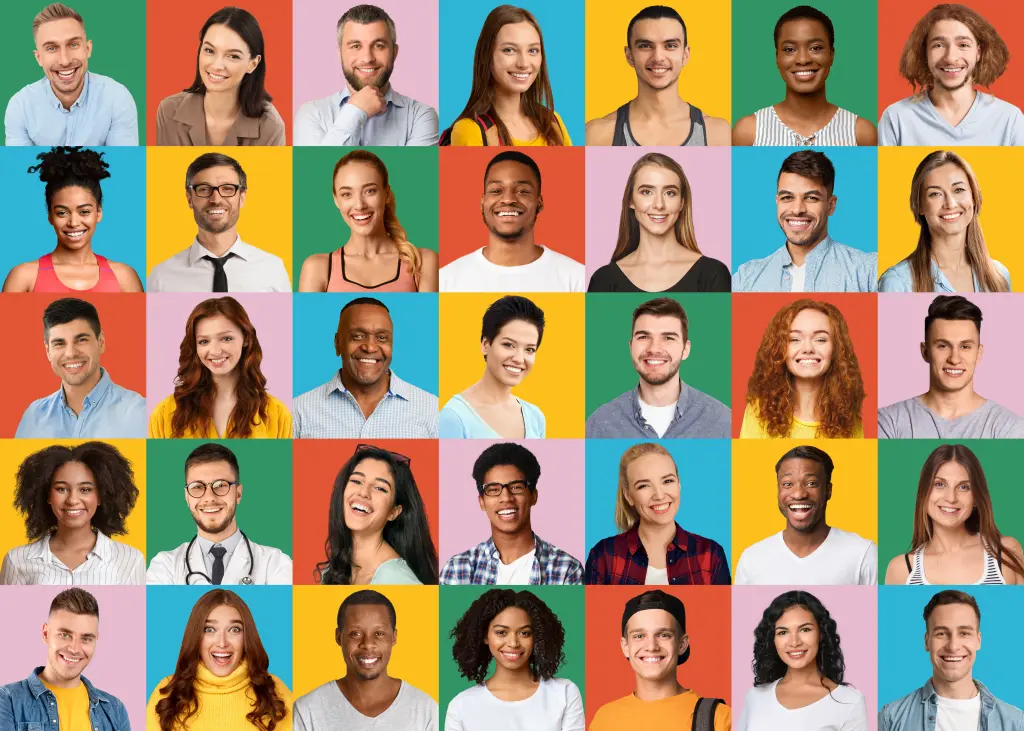 Peoples Diversity Set Happy Multicultural 96736669