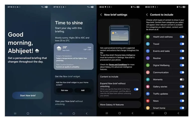 One Ui 8 Now Brief Img 768X482