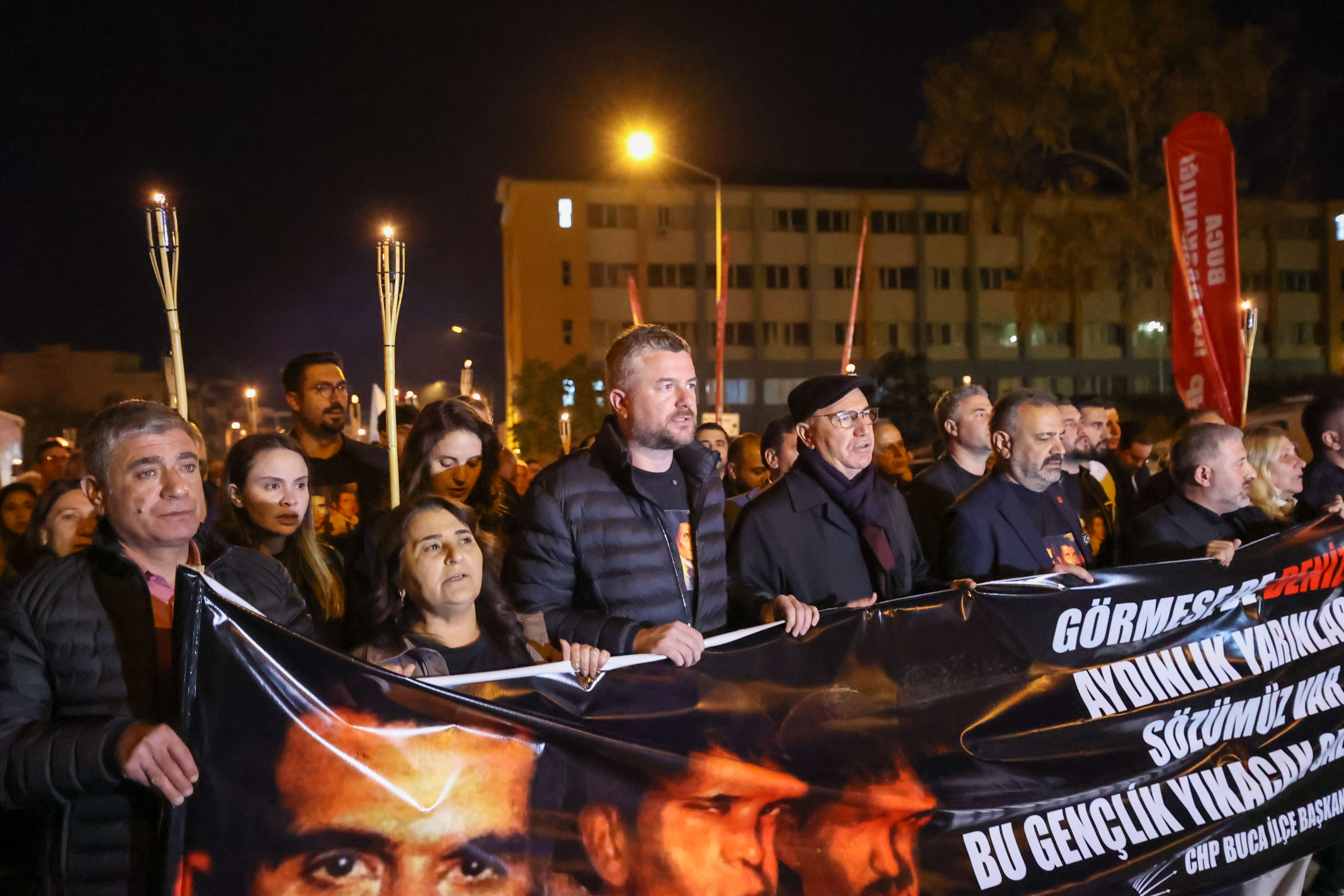 Buca'da Üç Fidan Için Anma Töreni (10)