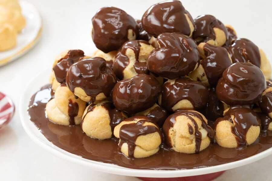 Profiterol Tarifi 1277 Cikolatali Tatlilar Profiterol Tarifi 1306 12 B