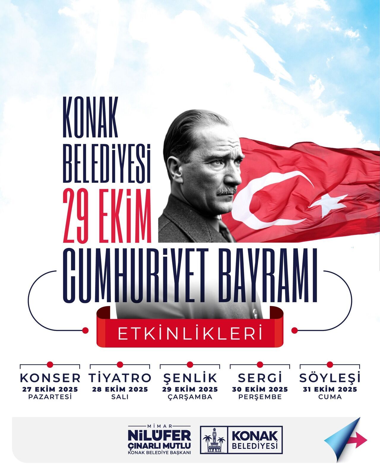 Konak’ta Cumhuriyet Bayramı Coşkusu Başladı (2)