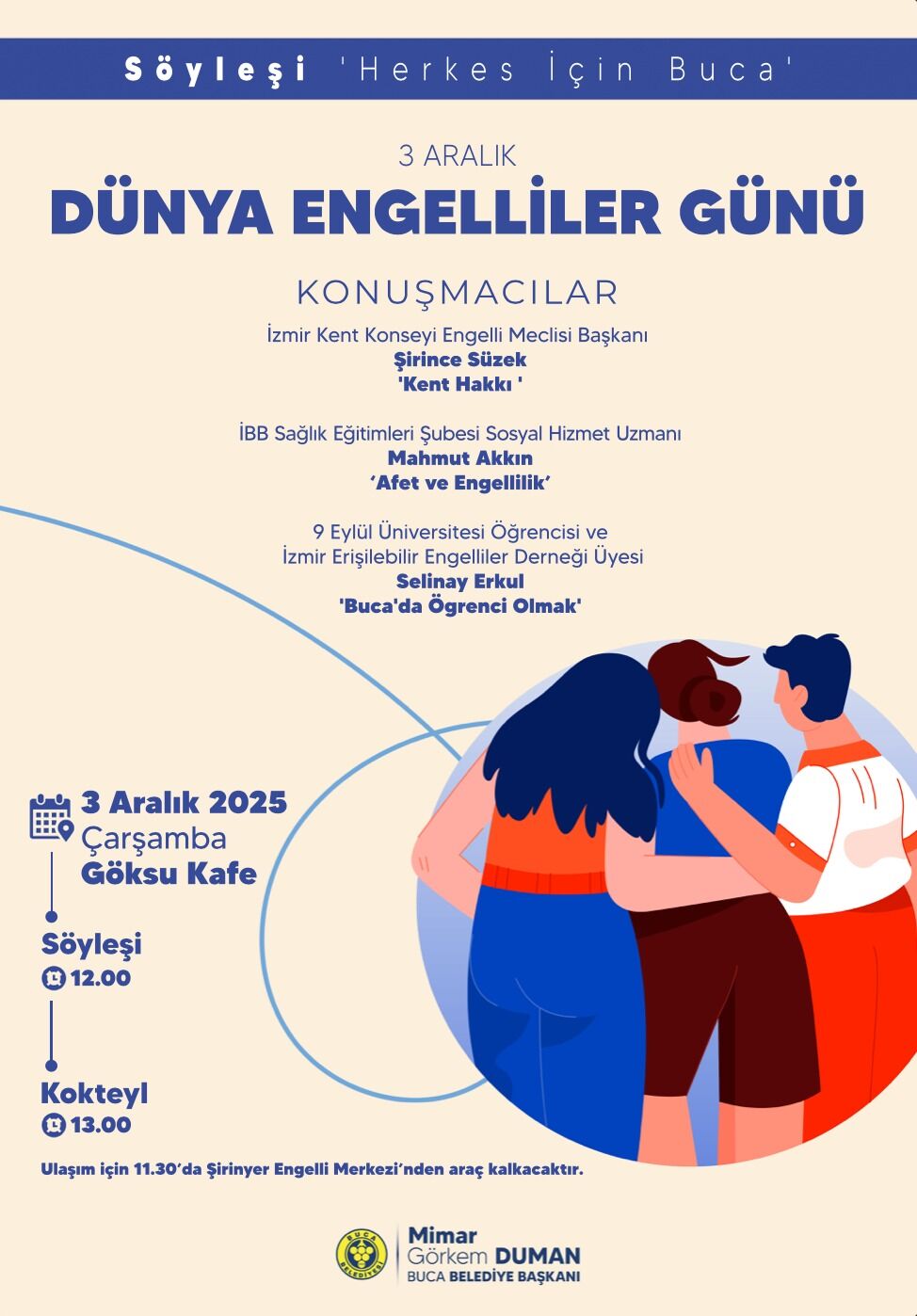 Buca'da Farkındalık Etkinliği Kokteyle Tüm Vatandaşlar Davetli