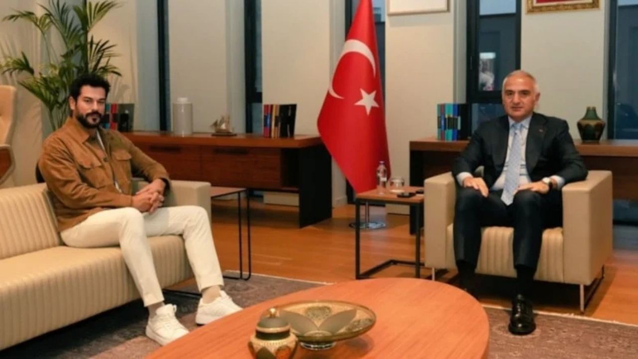 Burak Özçivit Bakan Ziyaretiii