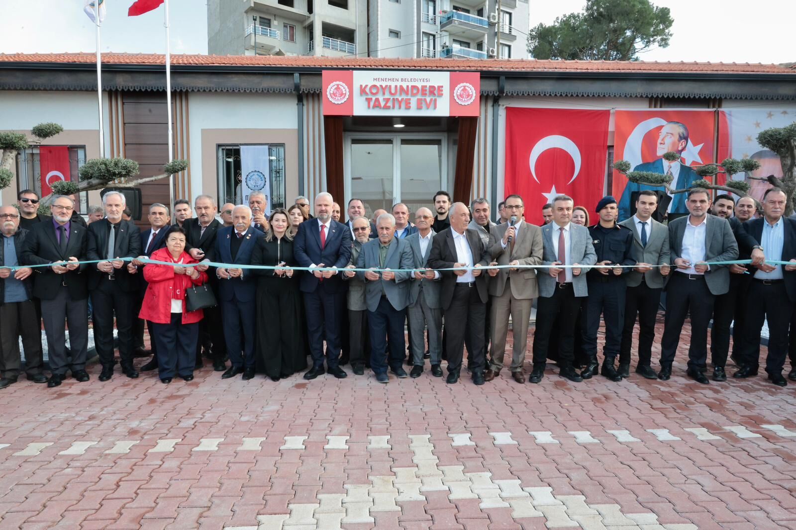 Menemen’de Her Ay Bir Açılış Sözü Kasım’da Da Tutuldu Yeni Taziye Evi Hizmete Girdi (2)