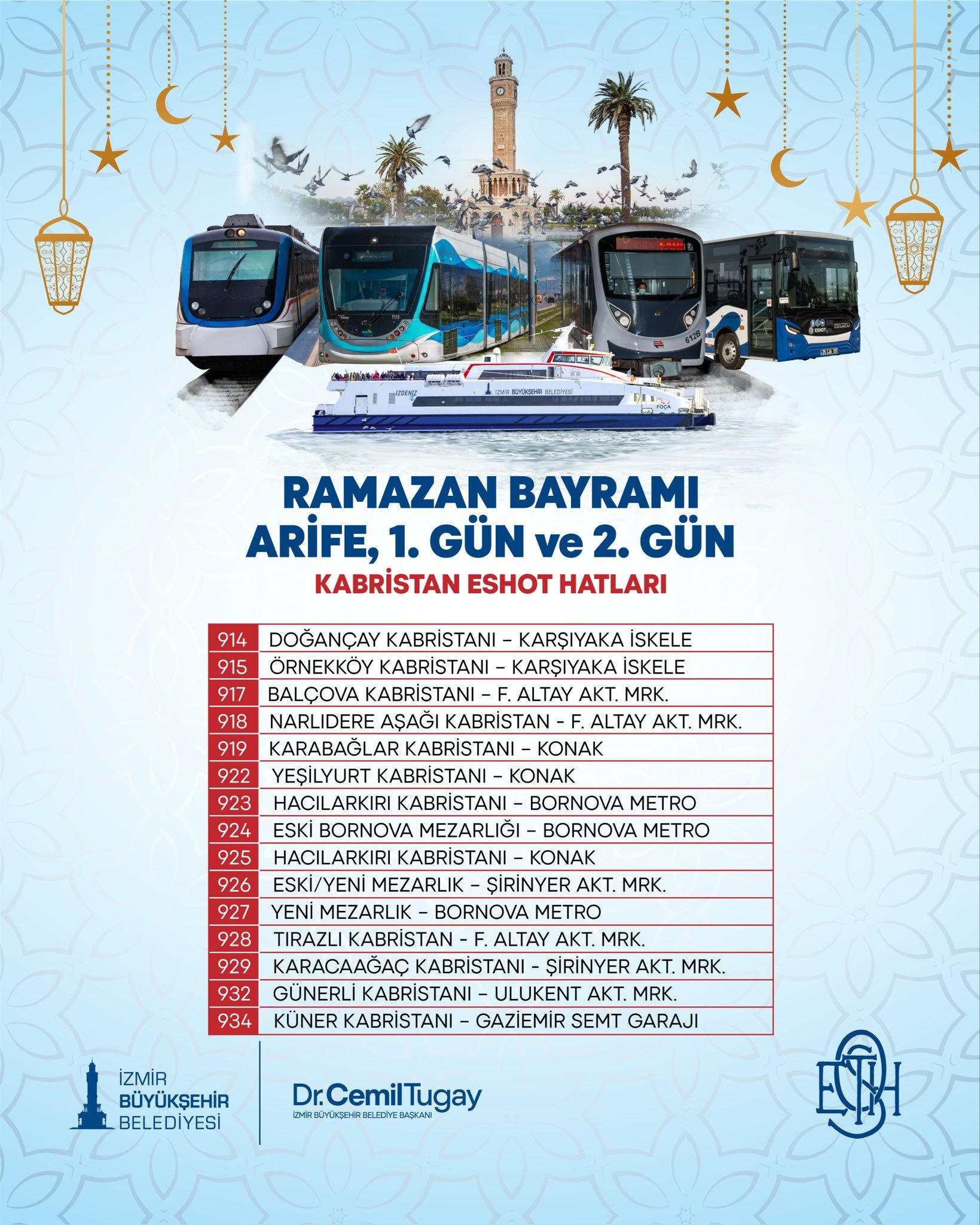 Bayramda Eshot Ücretsiz Mi İzmir’de Toplu Ulaşım Tarifesi Belli Oldu Eshot Ek Seferler Düzenliyor (1)