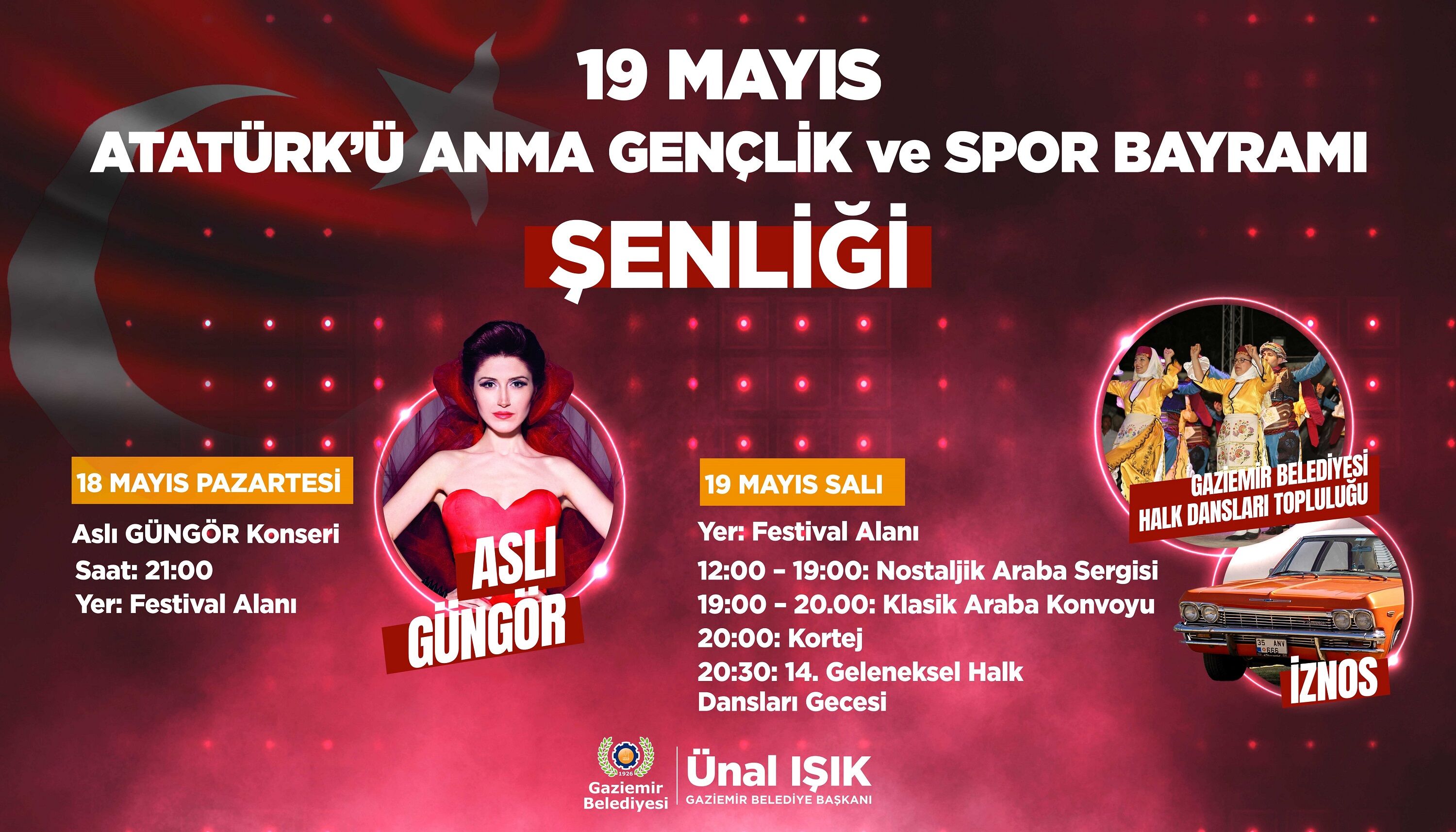 Gaziemir’de 19 Mayıs Coşkusu Yarın Konserle Başlıyor İşte Etkinlik Takvimi (1)-1
