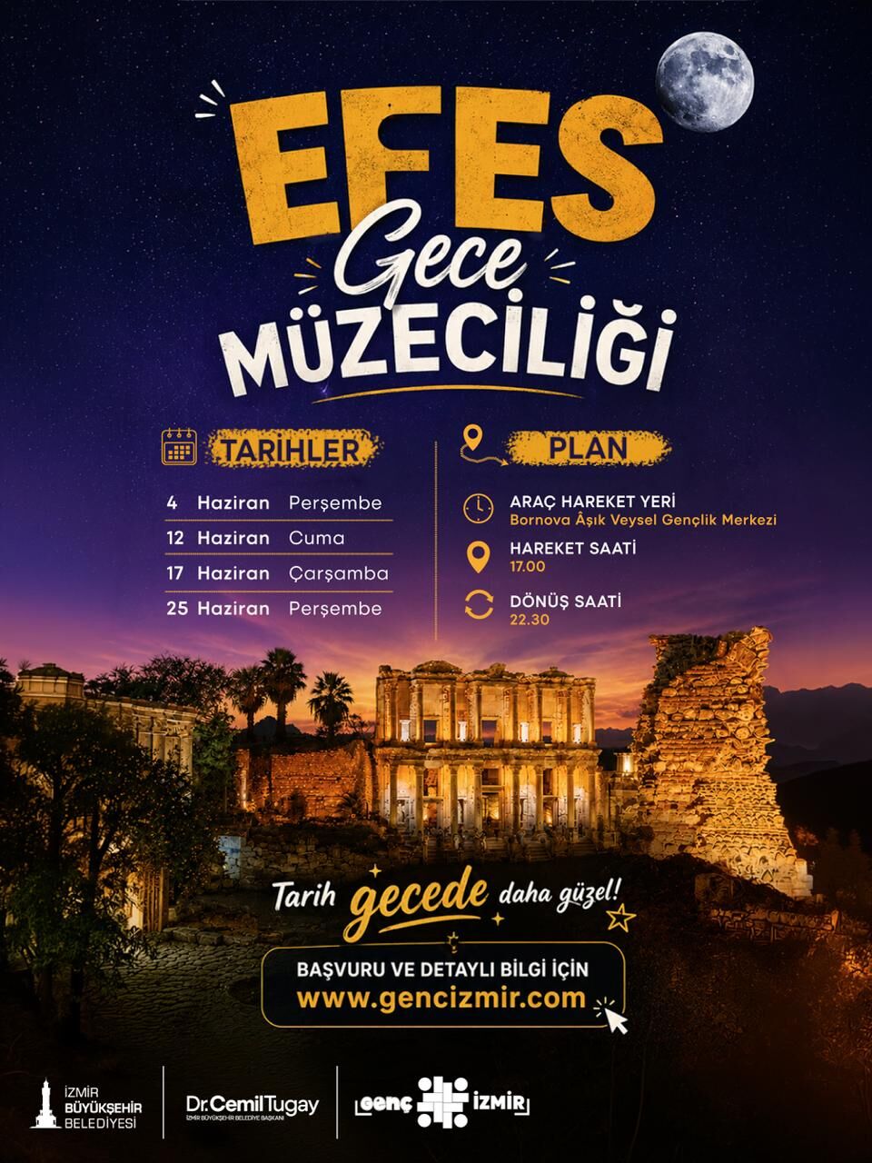 İzmir’de Gençlere Ücretsiz Efes Gece Turu Başlıyor İşte Başvuru Detayları (3)