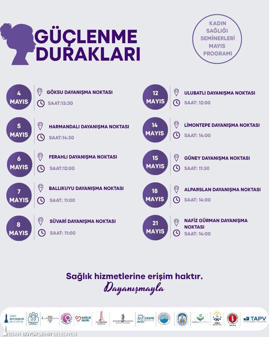İzmir’de Kadınlara Ücretsiz Sağlık Eğitimi 30 Ilçede Seminerler Başladı (2)