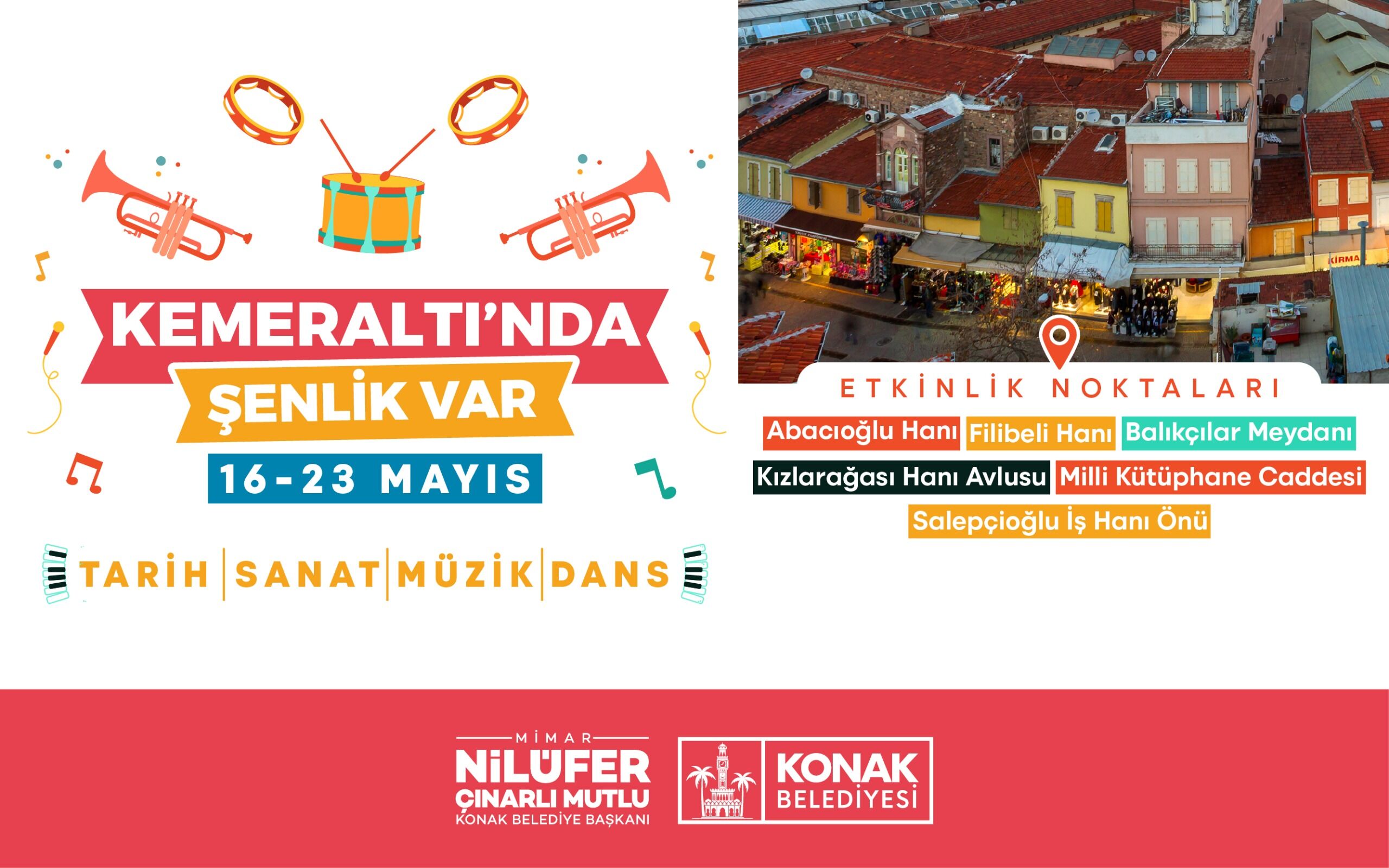 Konak'ta Festival Için Geri Sayım Başladı! Tarihi Çarşı 7 Gün Boyunca Renklenecek İşte Etkinlik Takvimi (2)